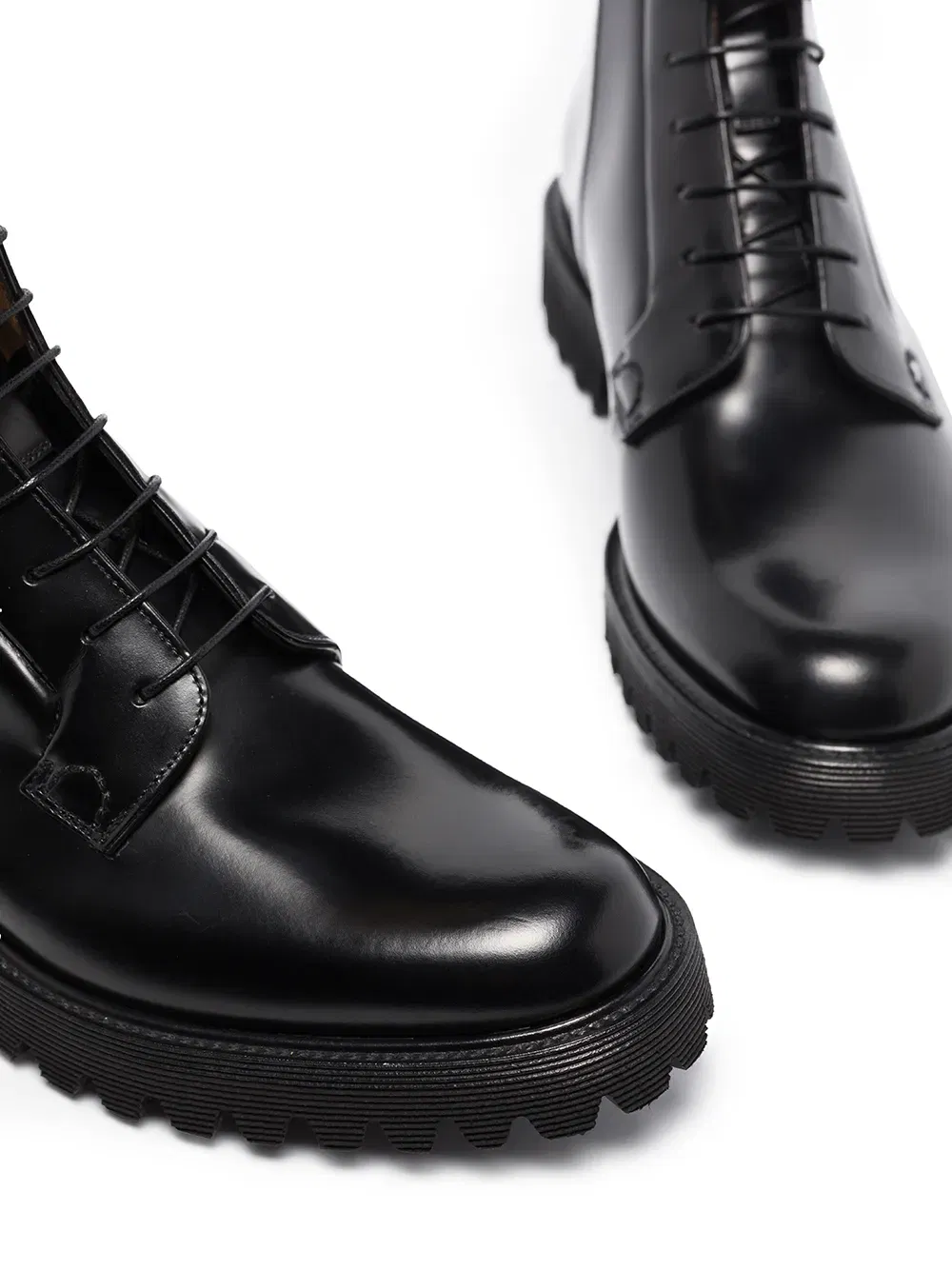 Alexandra flat combat boots