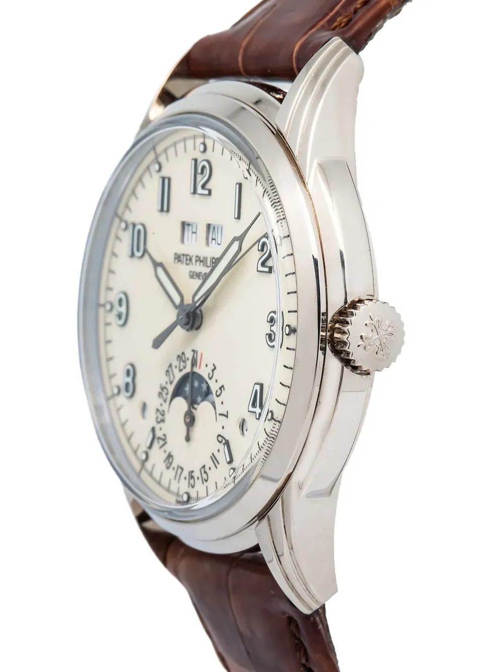 Cream Round Perpetual Calendar - 40 mm