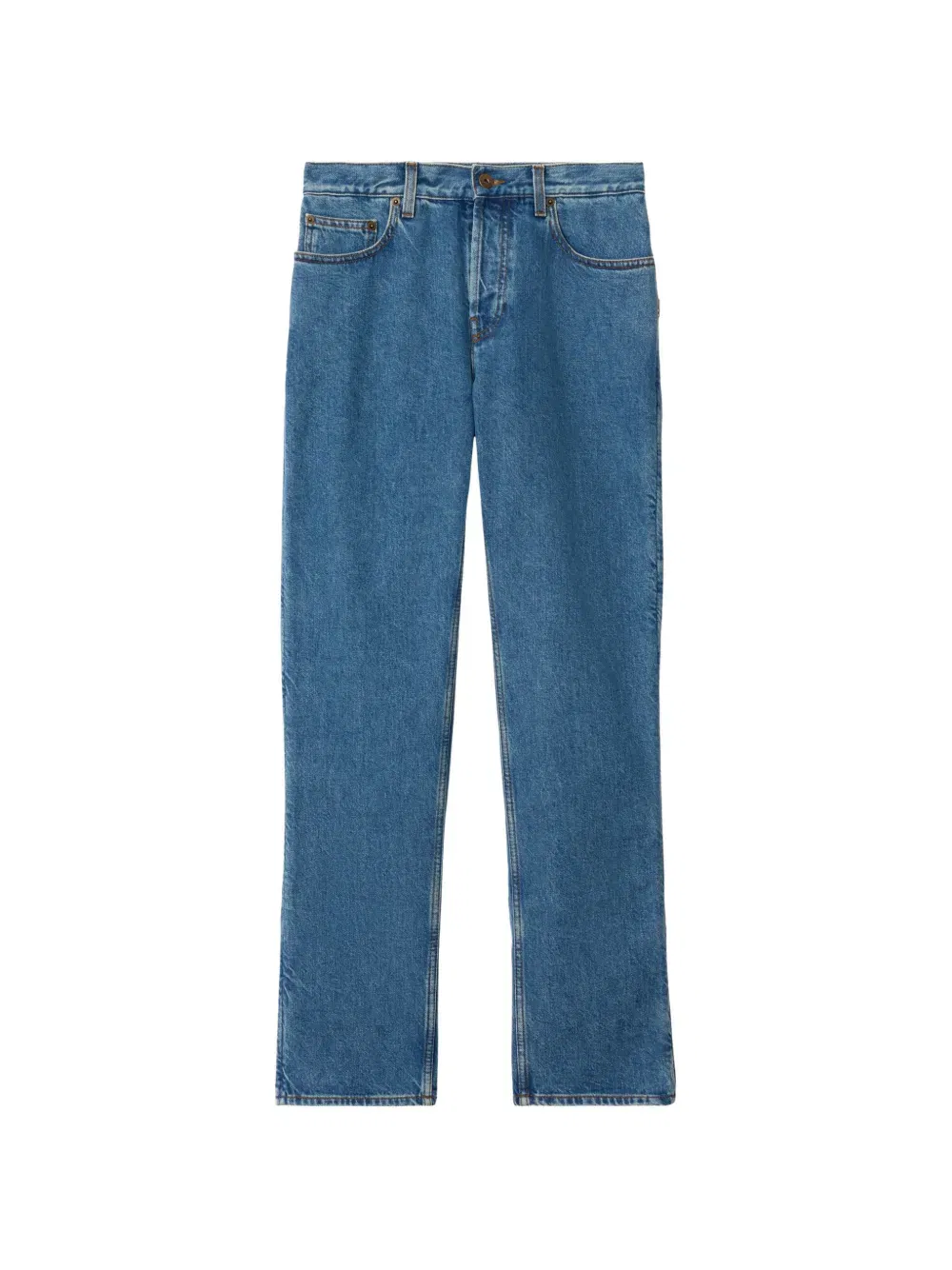 straight five-pocket jeans