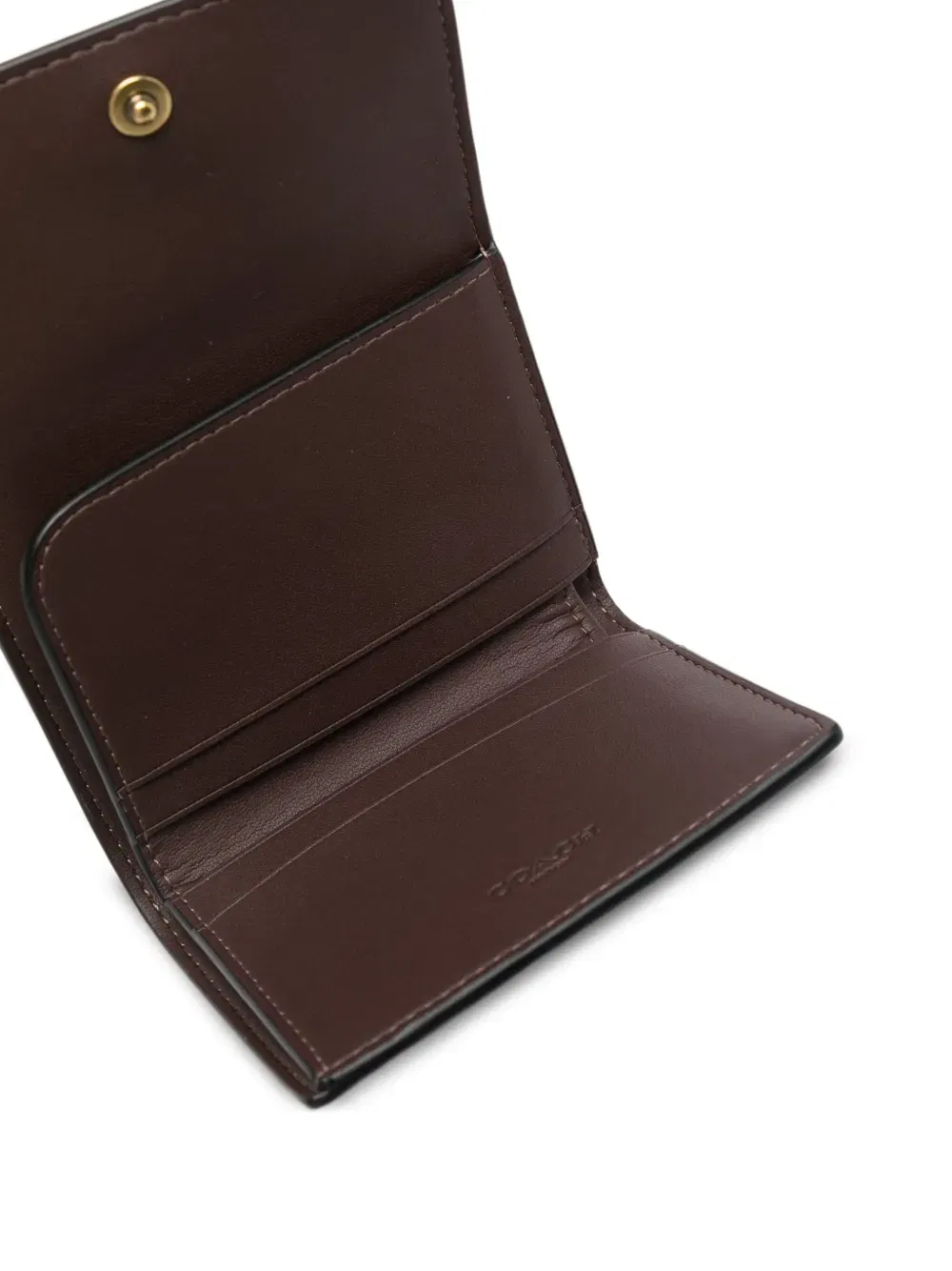 logo-plaque fold wallet
