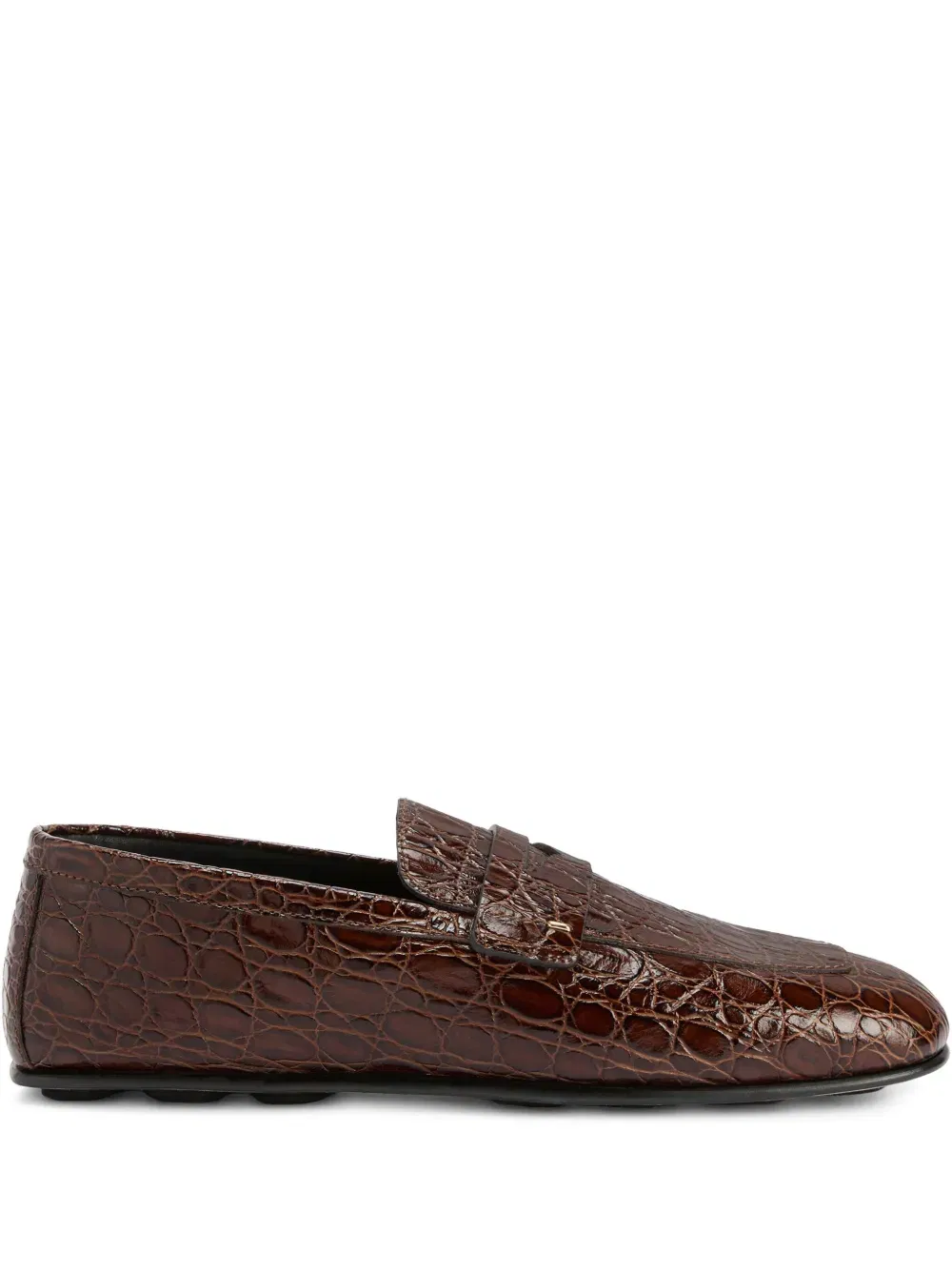 Cristophe crocodile-embossed loafers