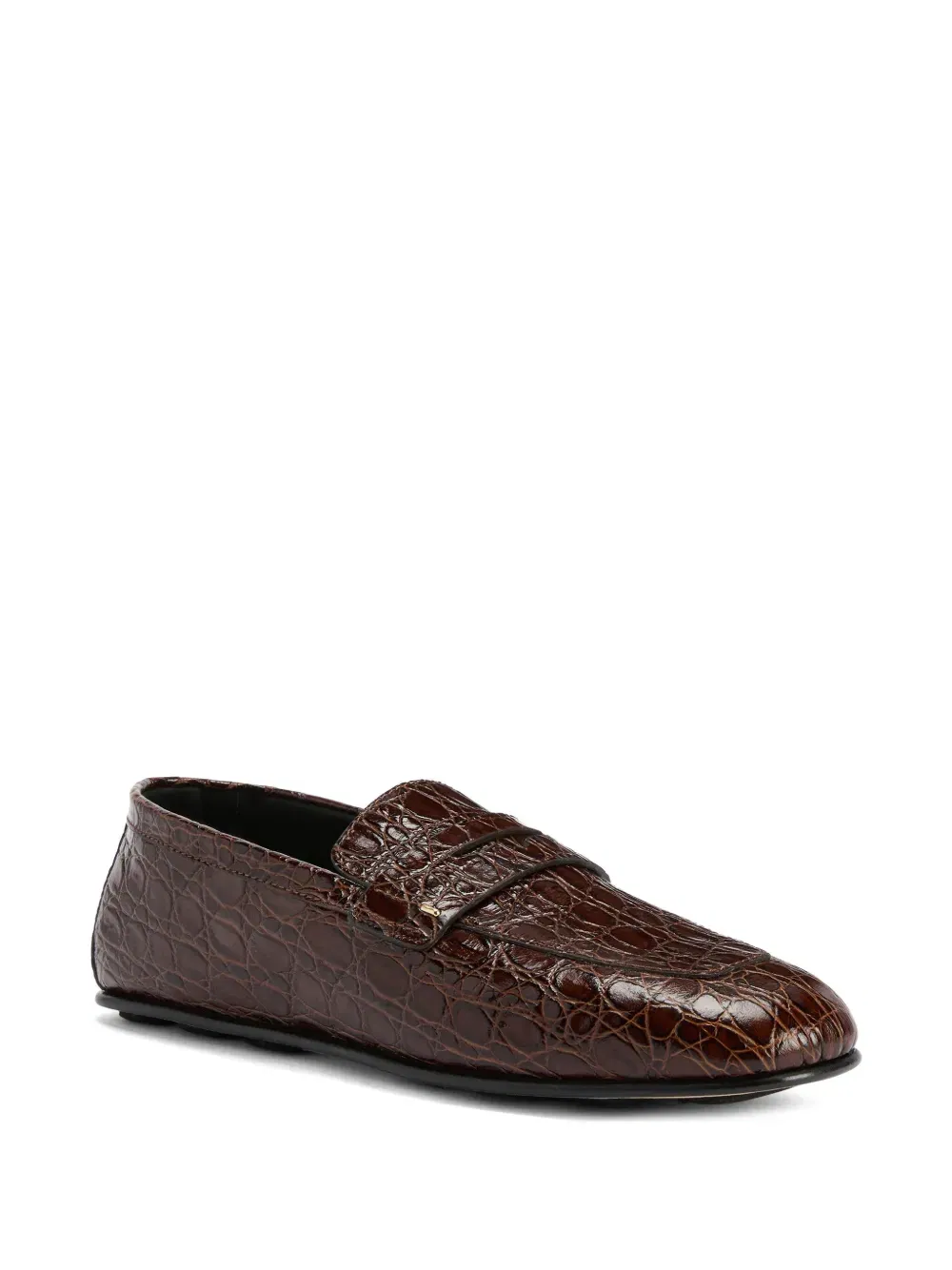 Cristophe crocodile-embossed loafers
