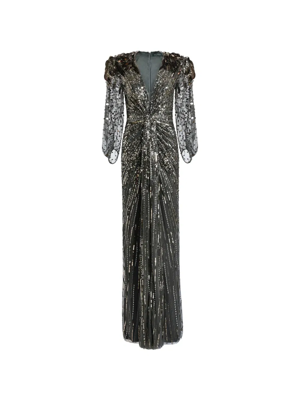 Xenia sequin-embellished maxi dress