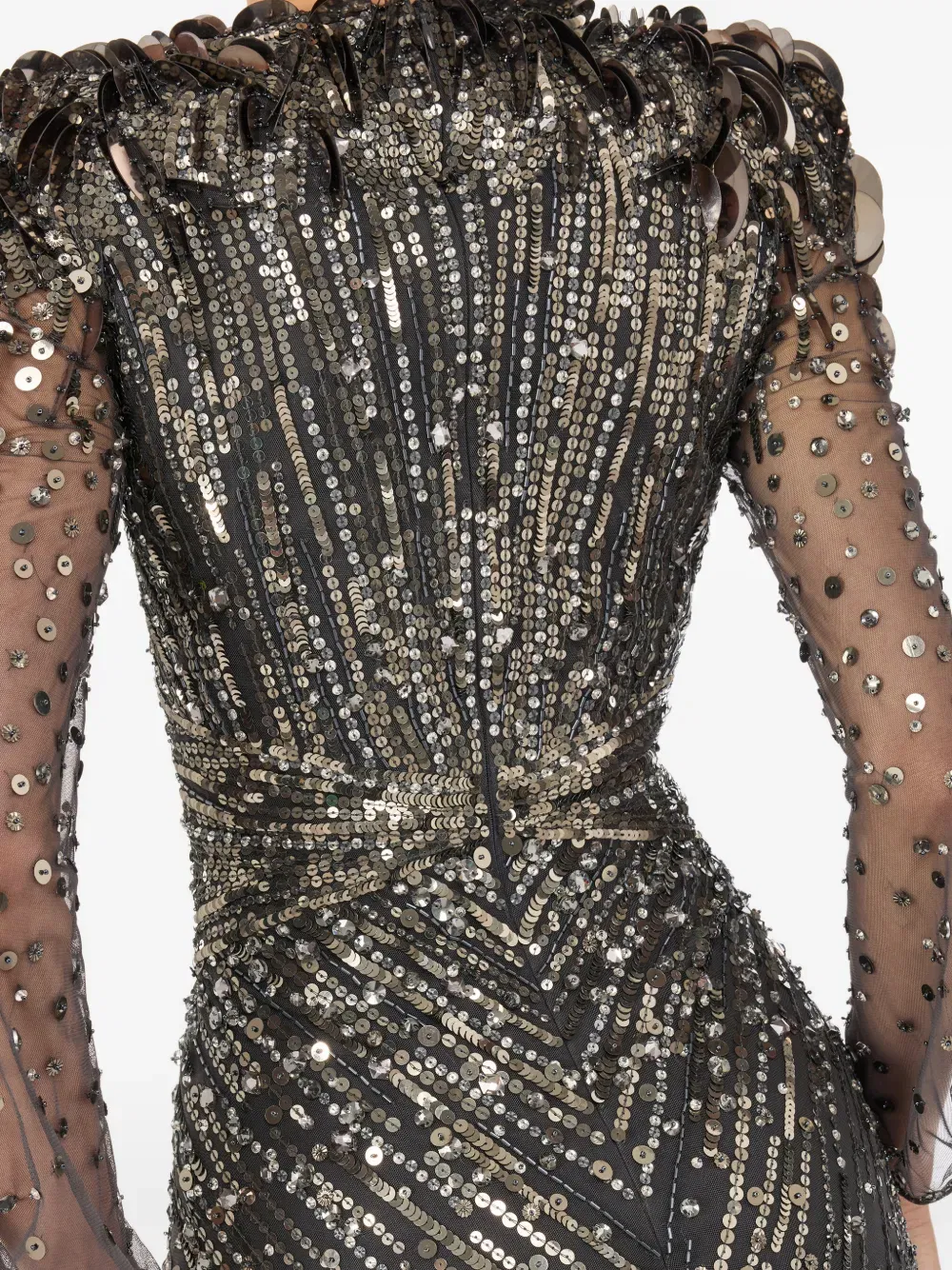 Xenia sequin-embellished maxi dress