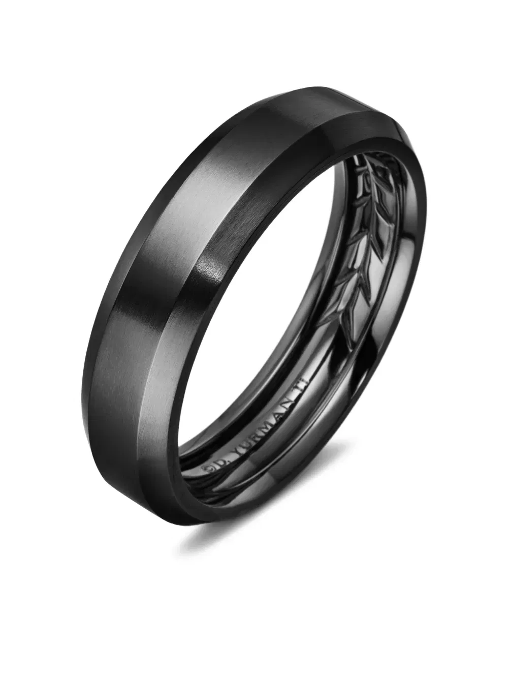Beveled band ring (6mm)