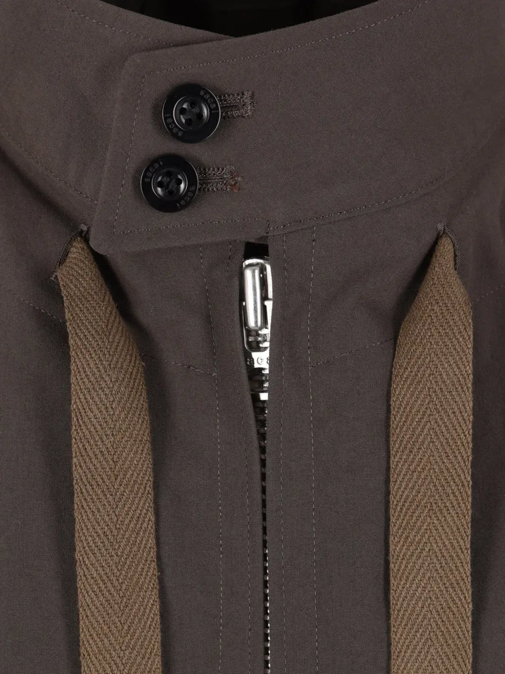 Full-zip drawstring jacket