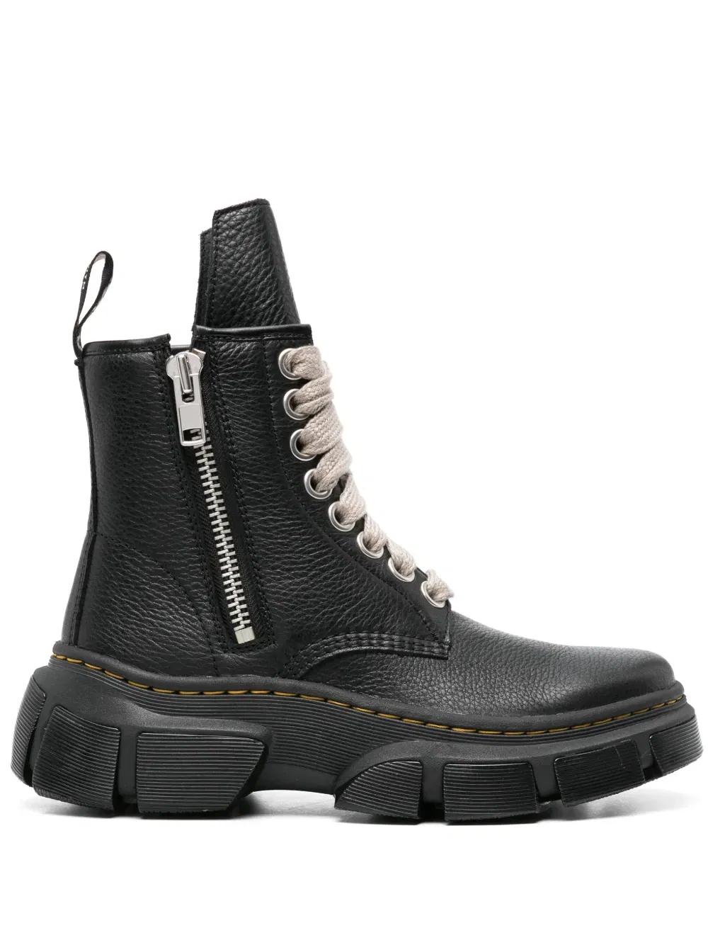 x Rick Owens 1460 leather boots