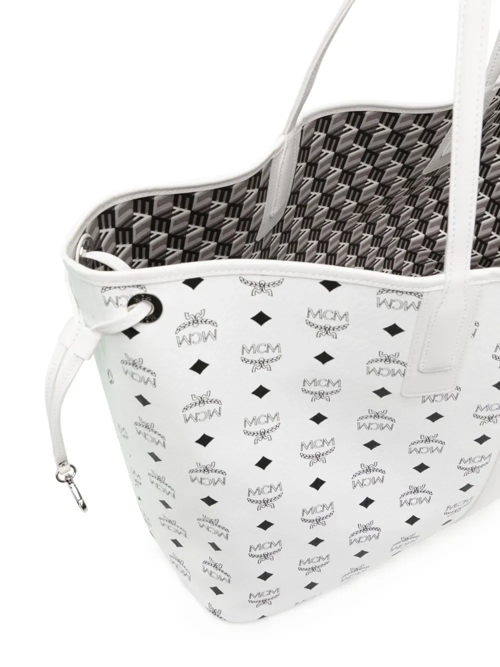 large Liz reversible leather tote bag