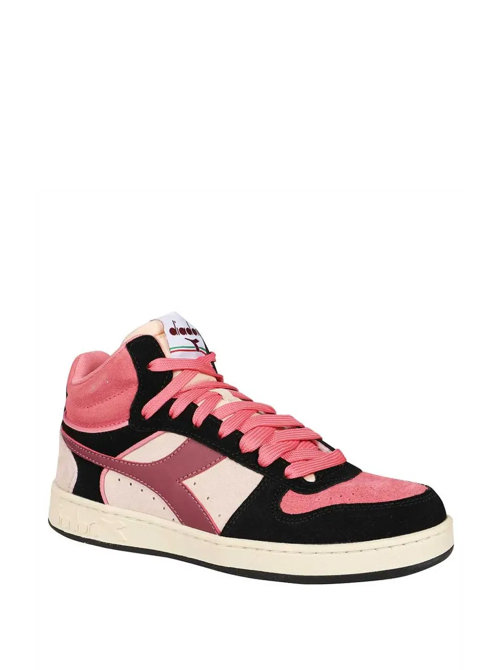 suede high-top sneakers