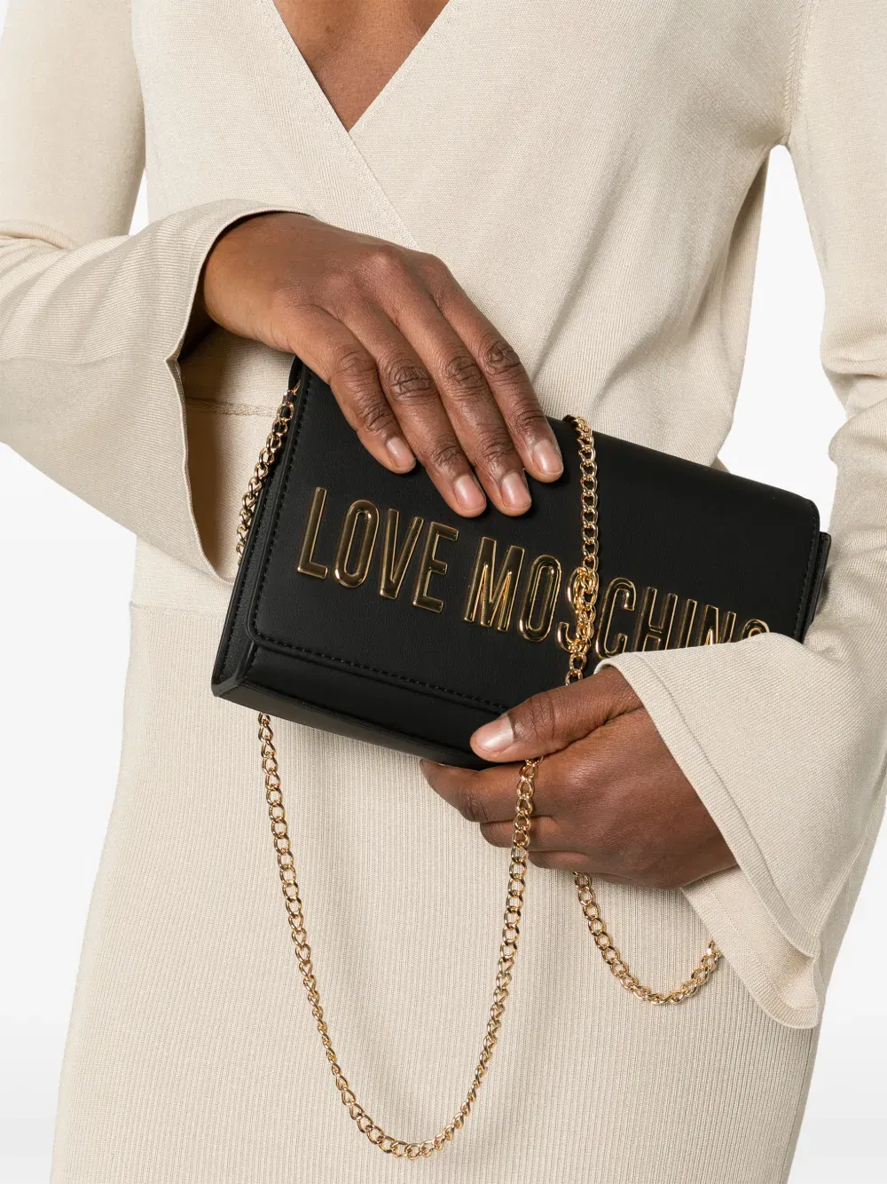 logo chain crossbody bag