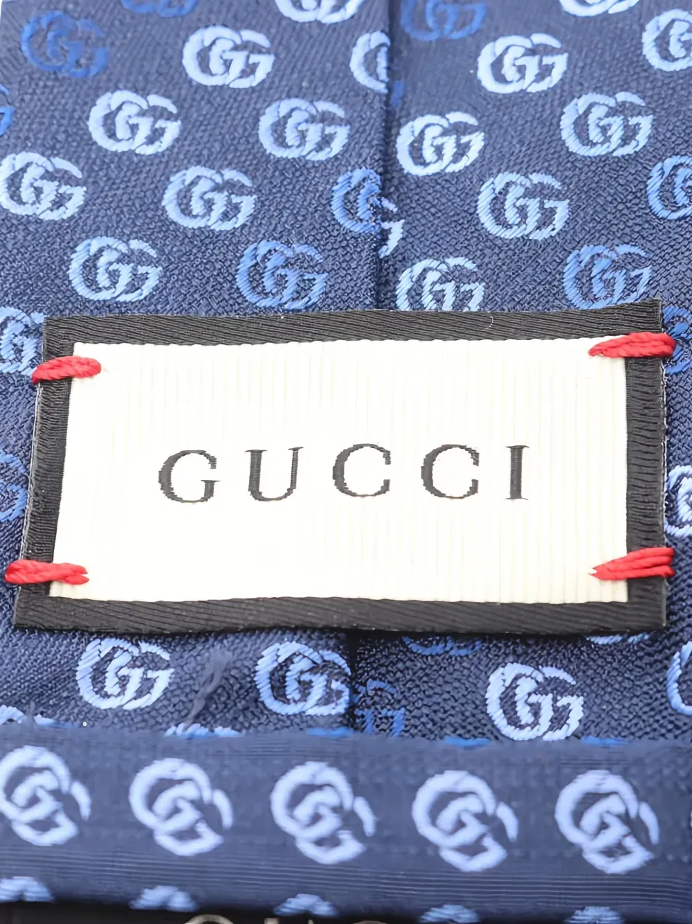 Double G silk tie