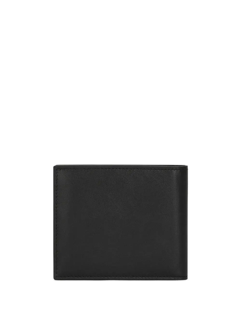 logo-embossed leather bifold wallet