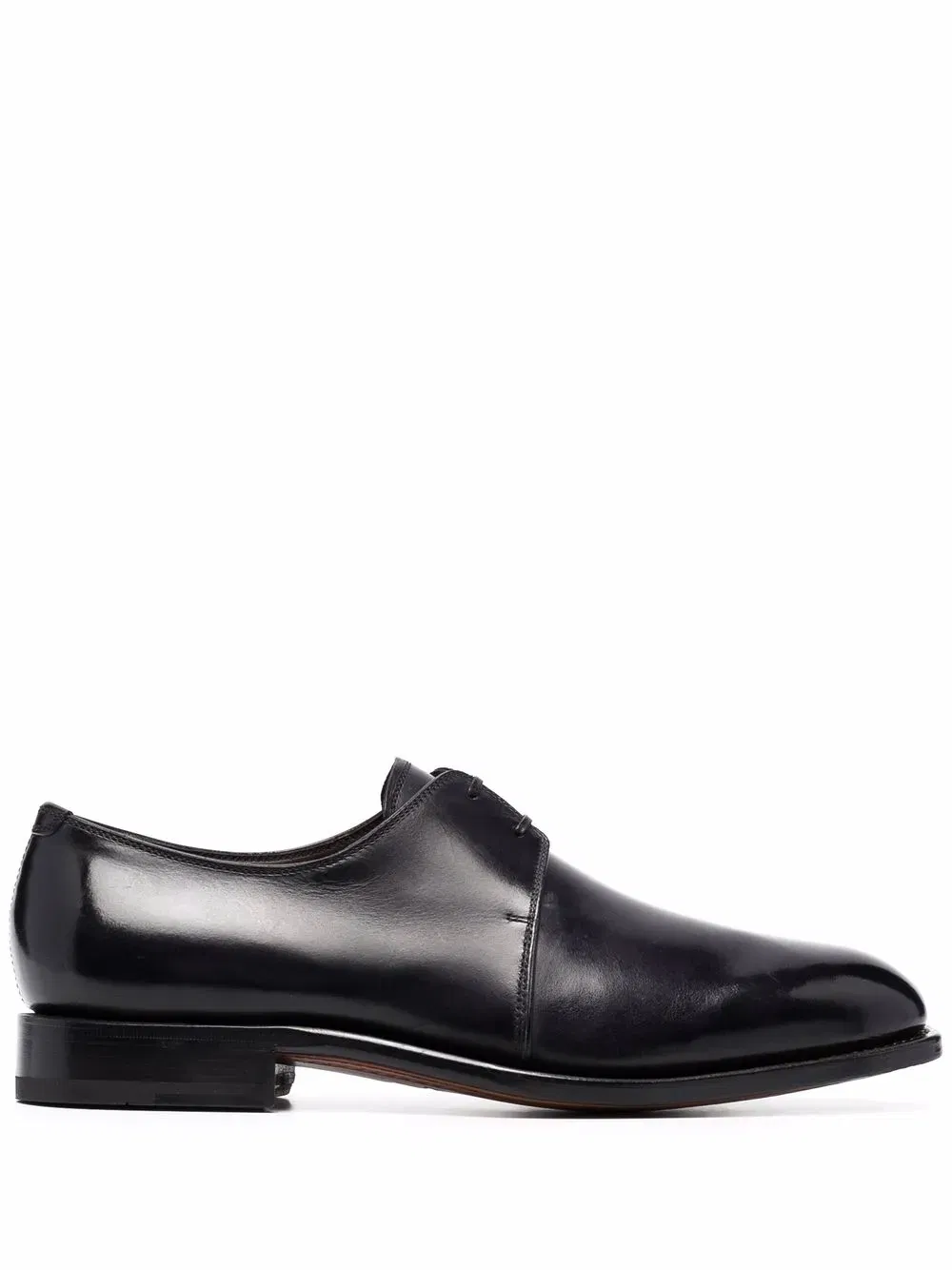 almond-toe lace-up Derby shoes