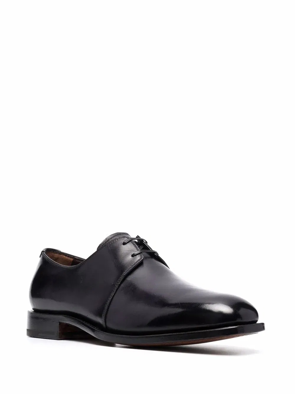 almond-toe lace-up Derby shoes