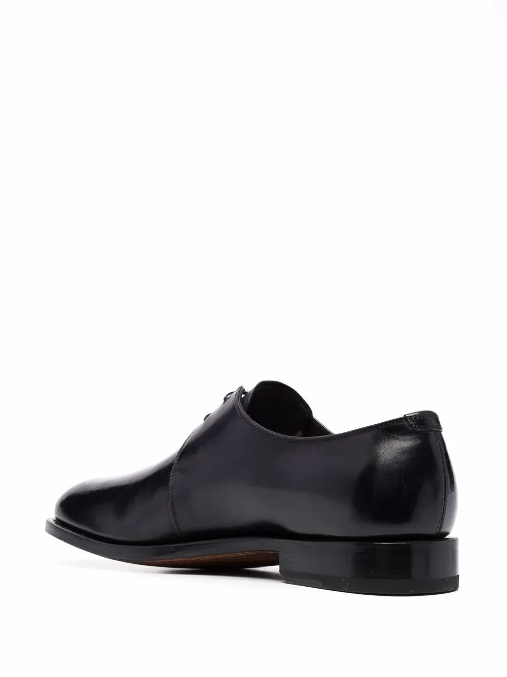 almond-toe lace-up Derby shoes