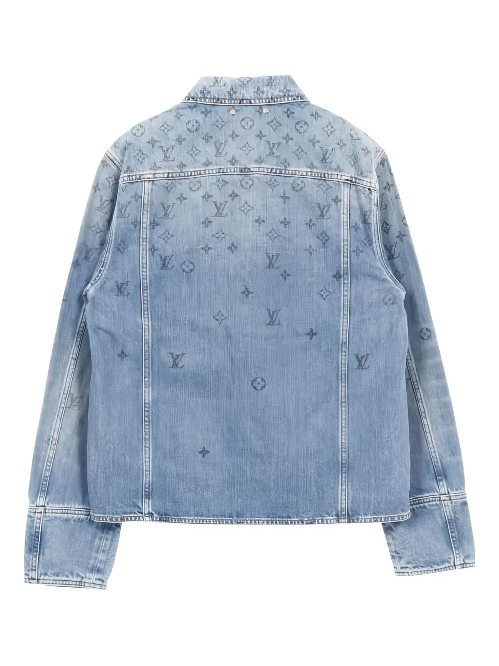 2010s monogram denim jacket