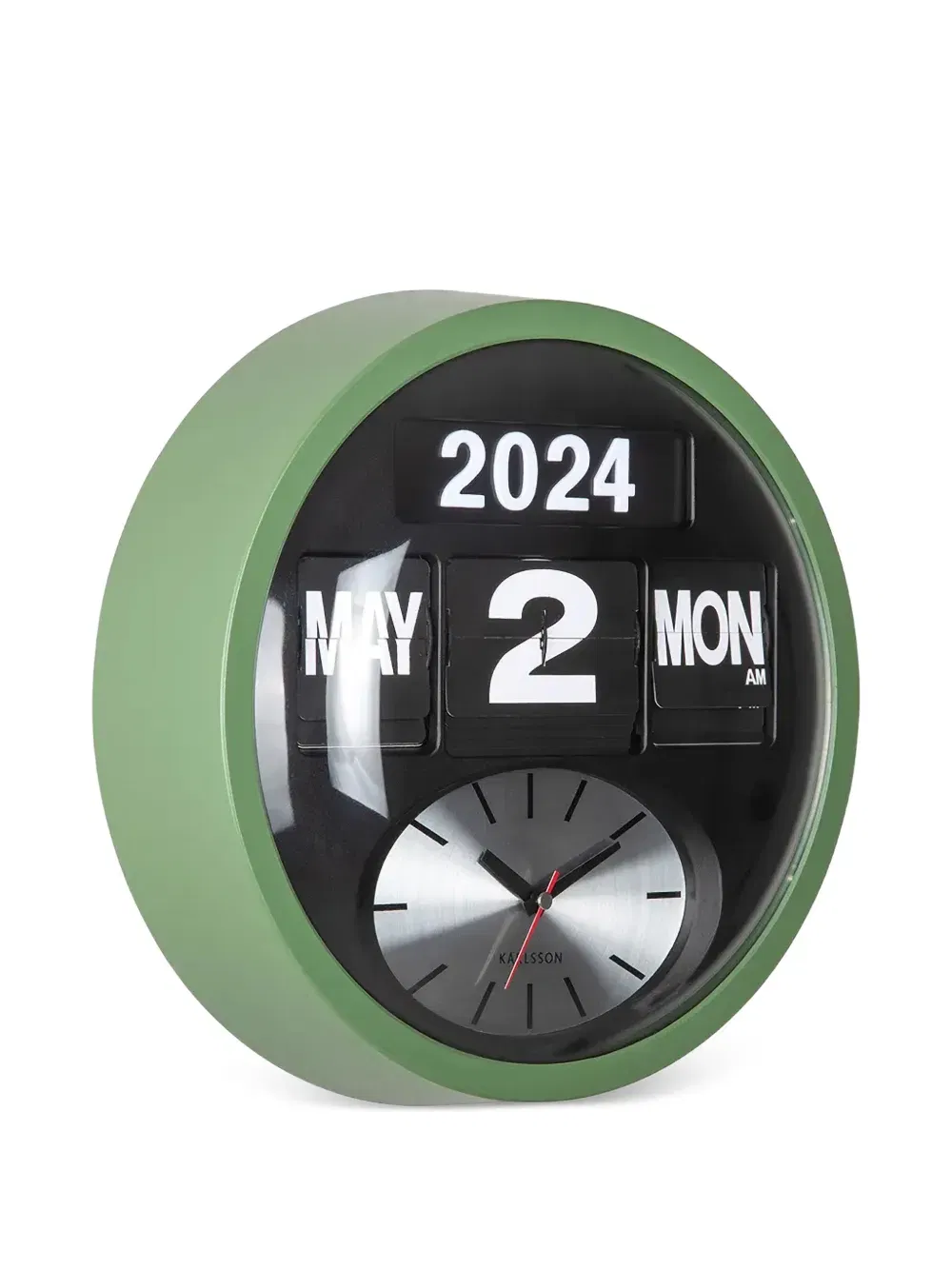 date-display wall clock