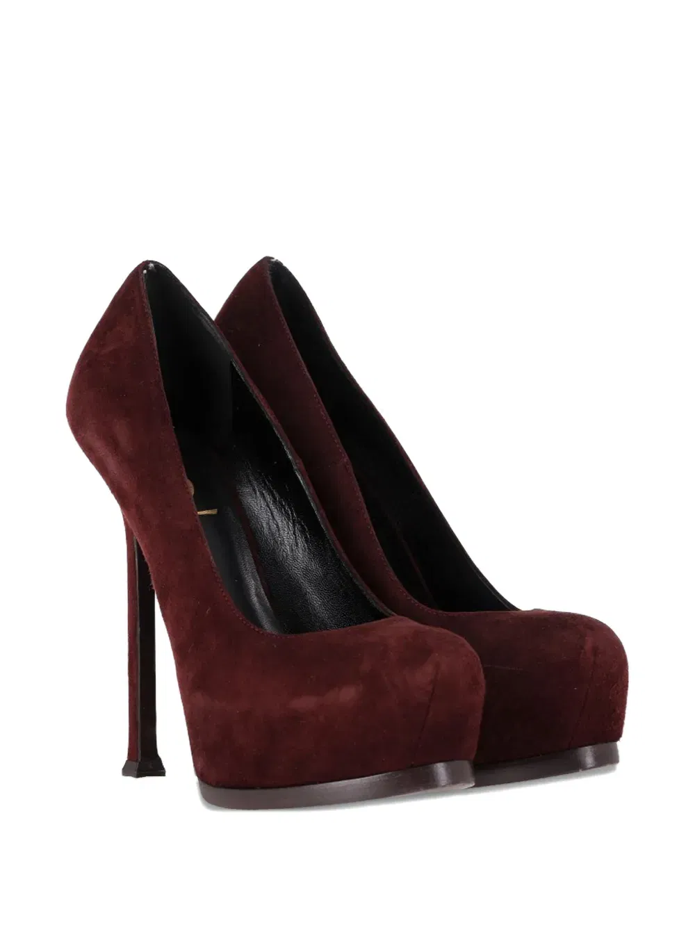 Tribtoo platform suede pumps