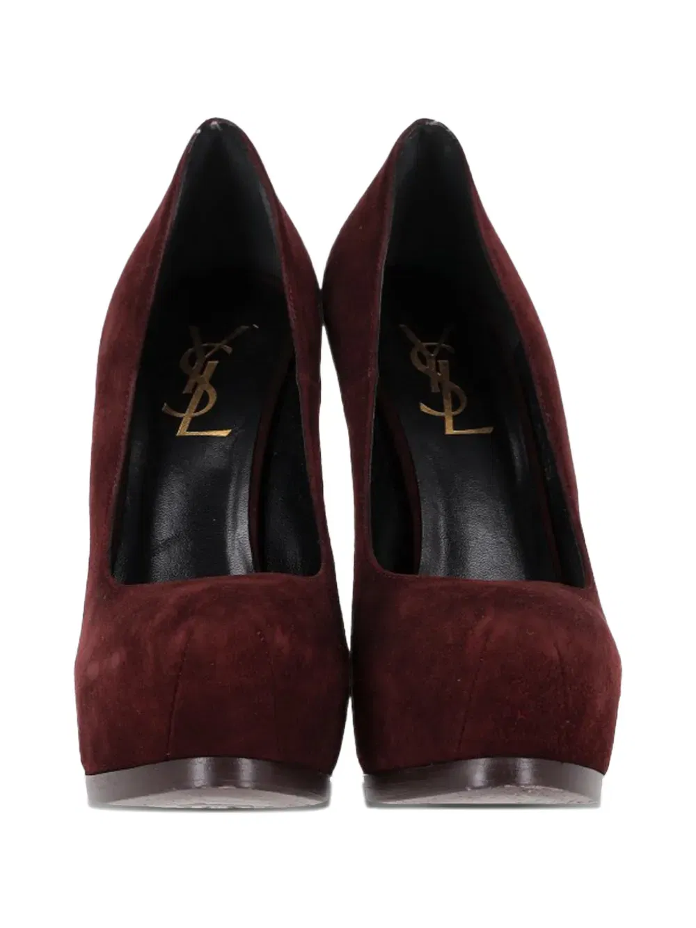 Tribtoo platform suede pumps
