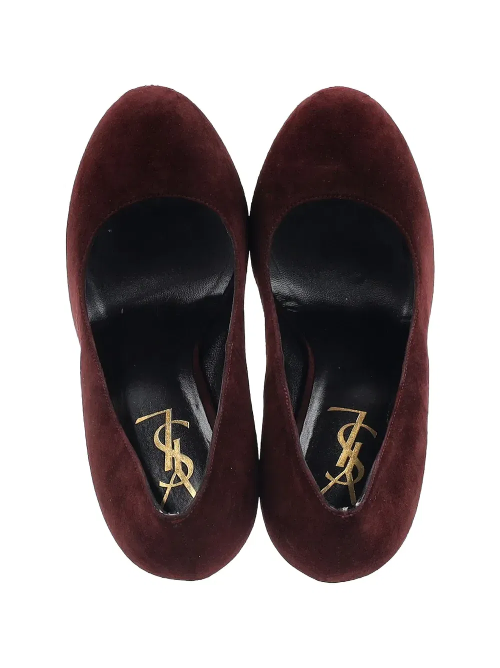 Tribtoo platform suede pumps