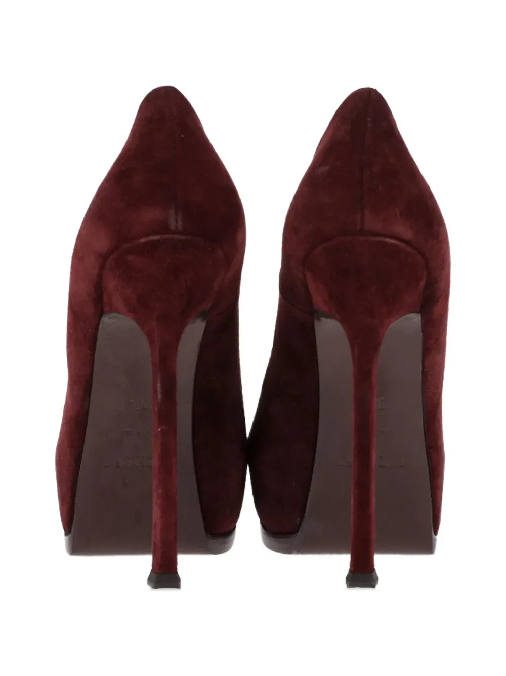 Tribtoo platform suede pumps