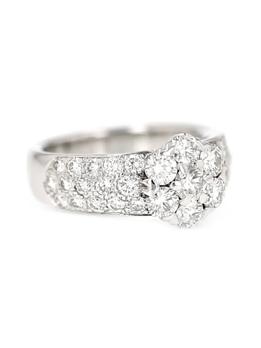 diamond flower ring