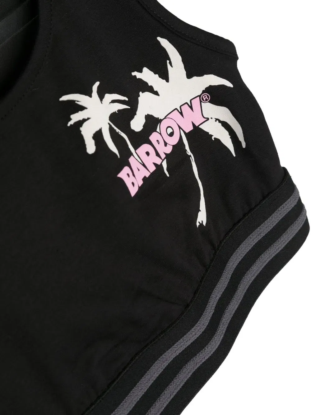 logo-print sleeveless top