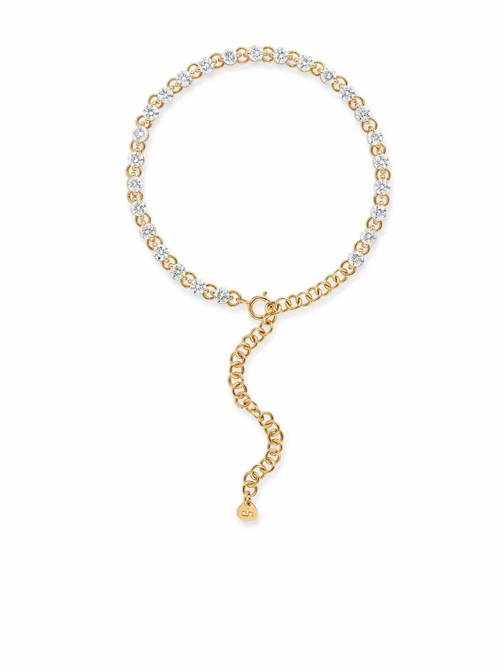 14kt yellow gold Shuga diamond tennis bracelet