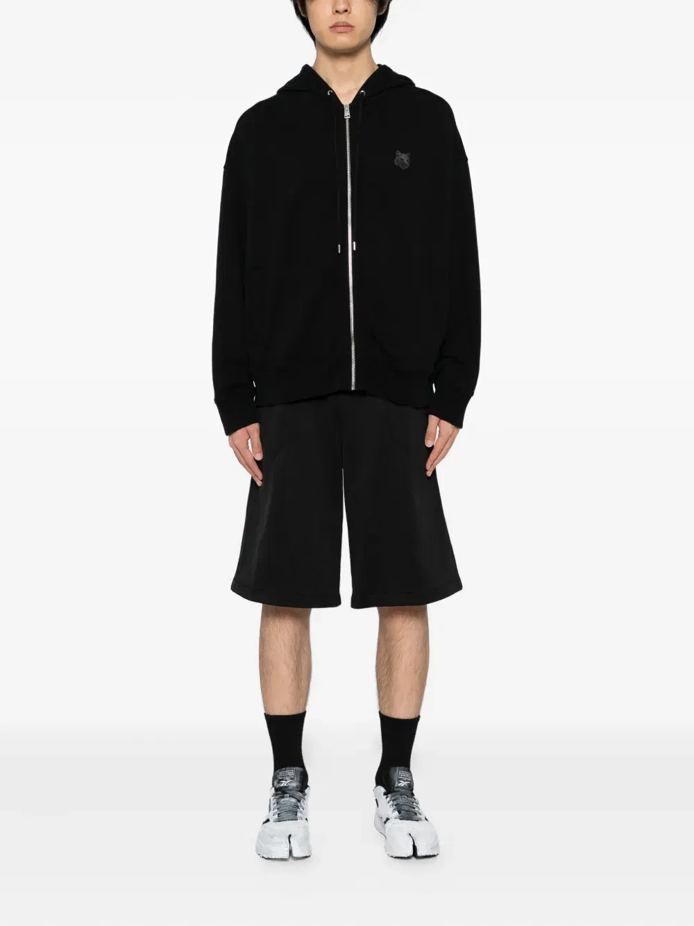 fox-head patch Hoodie