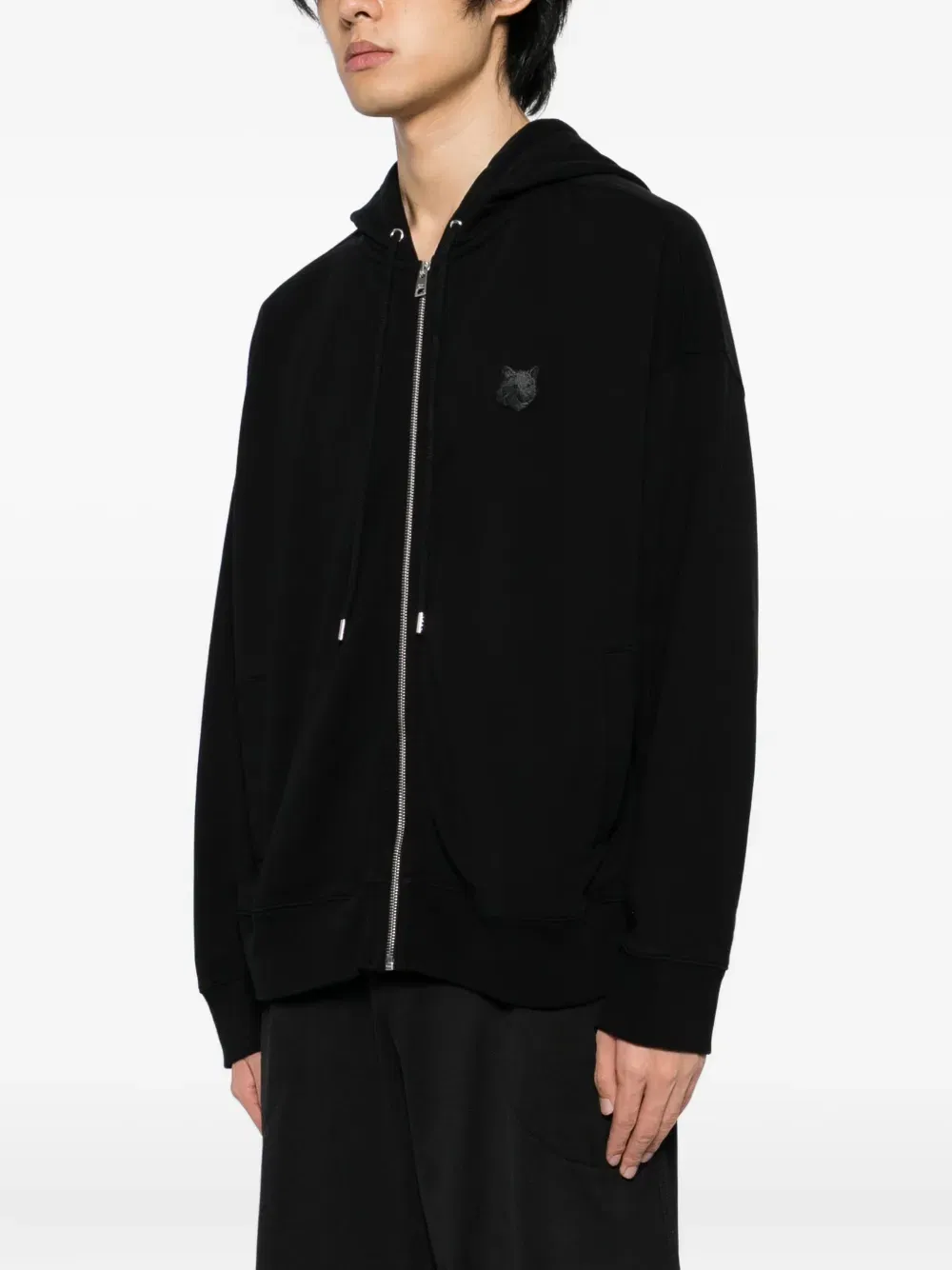 fox-head patch Hoodie