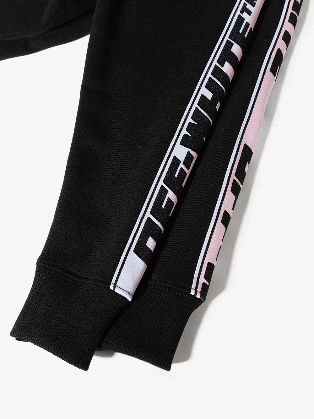 logo-tape crew-neck sweatshirt