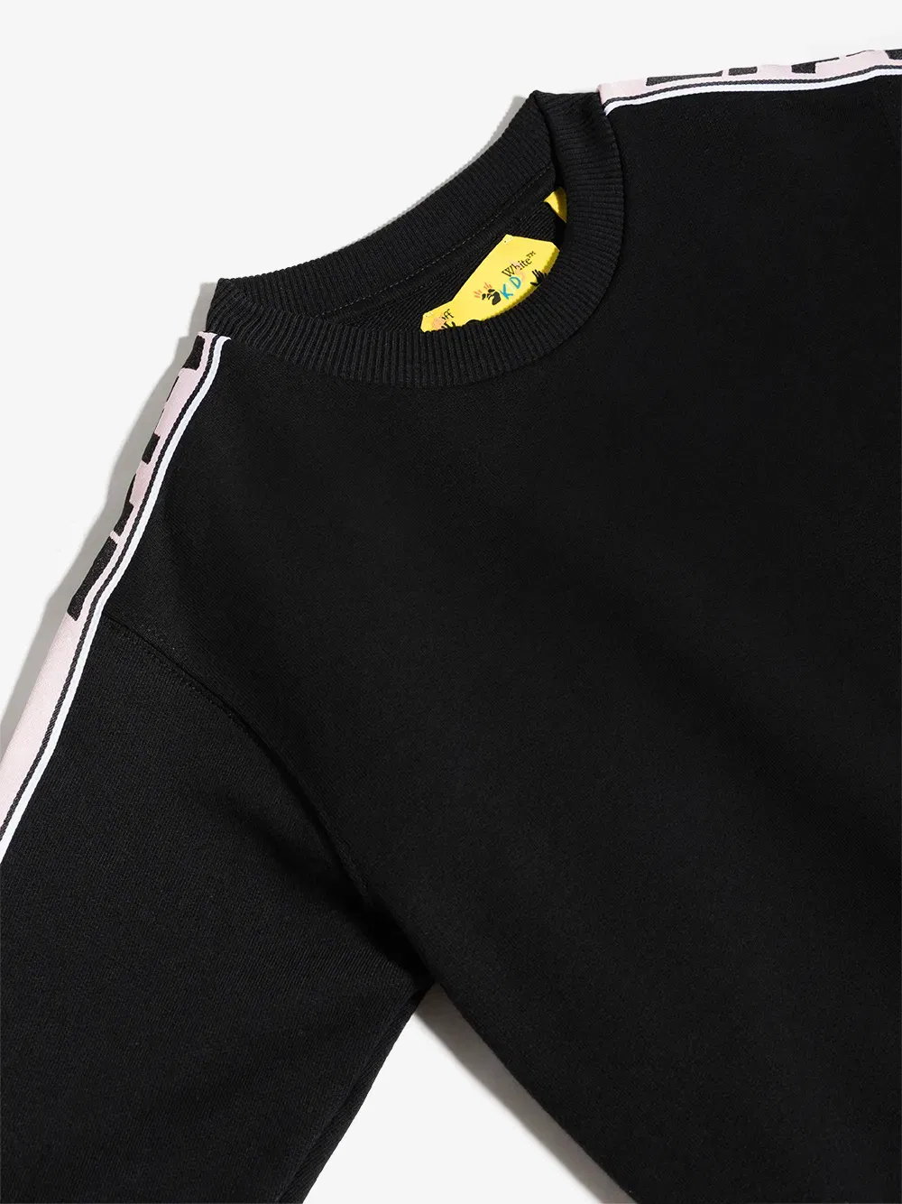 logo-tape crew-neck sweatshirt