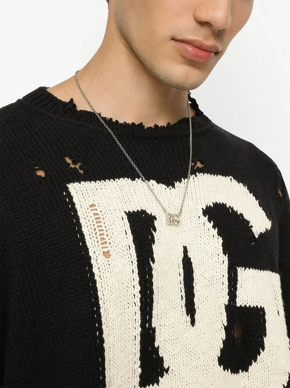 DG-logo chain necklace
