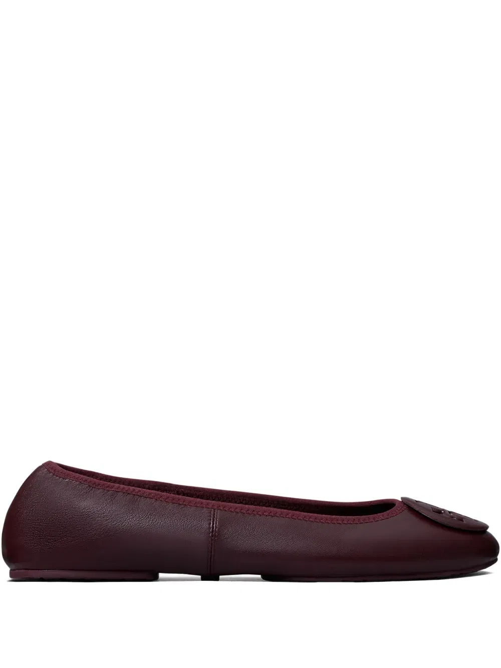 Reva Travel logo-embellished ballet flats