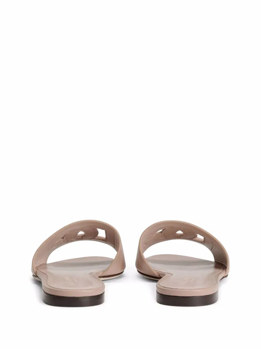 DG Logo leather sandals