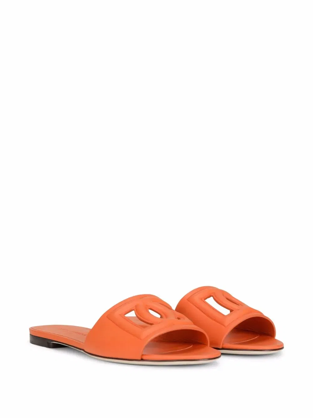 DG Logo leather sandals