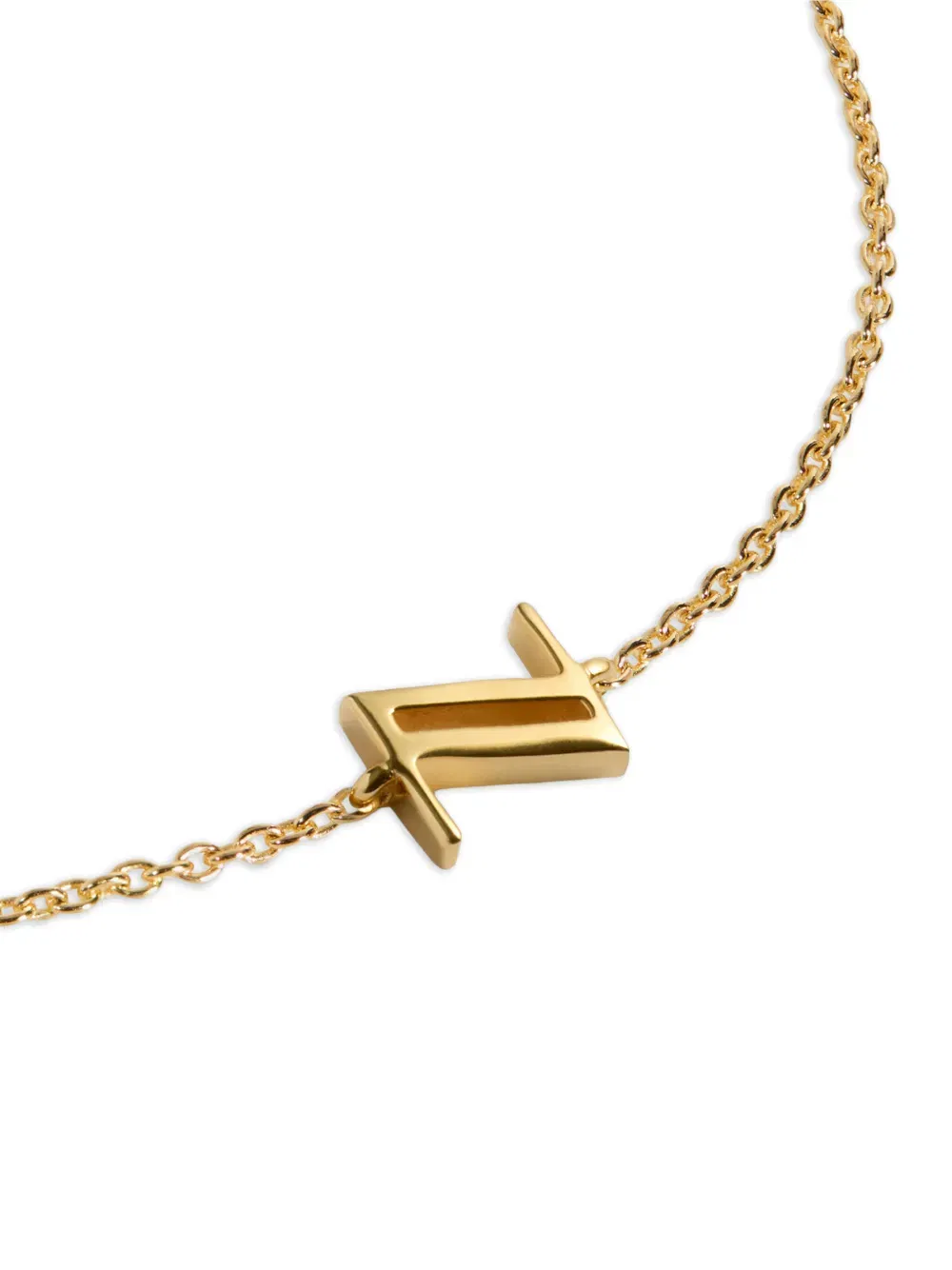 Initial Z chain bracelet