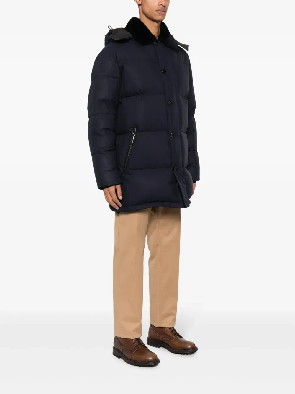 padded down coat