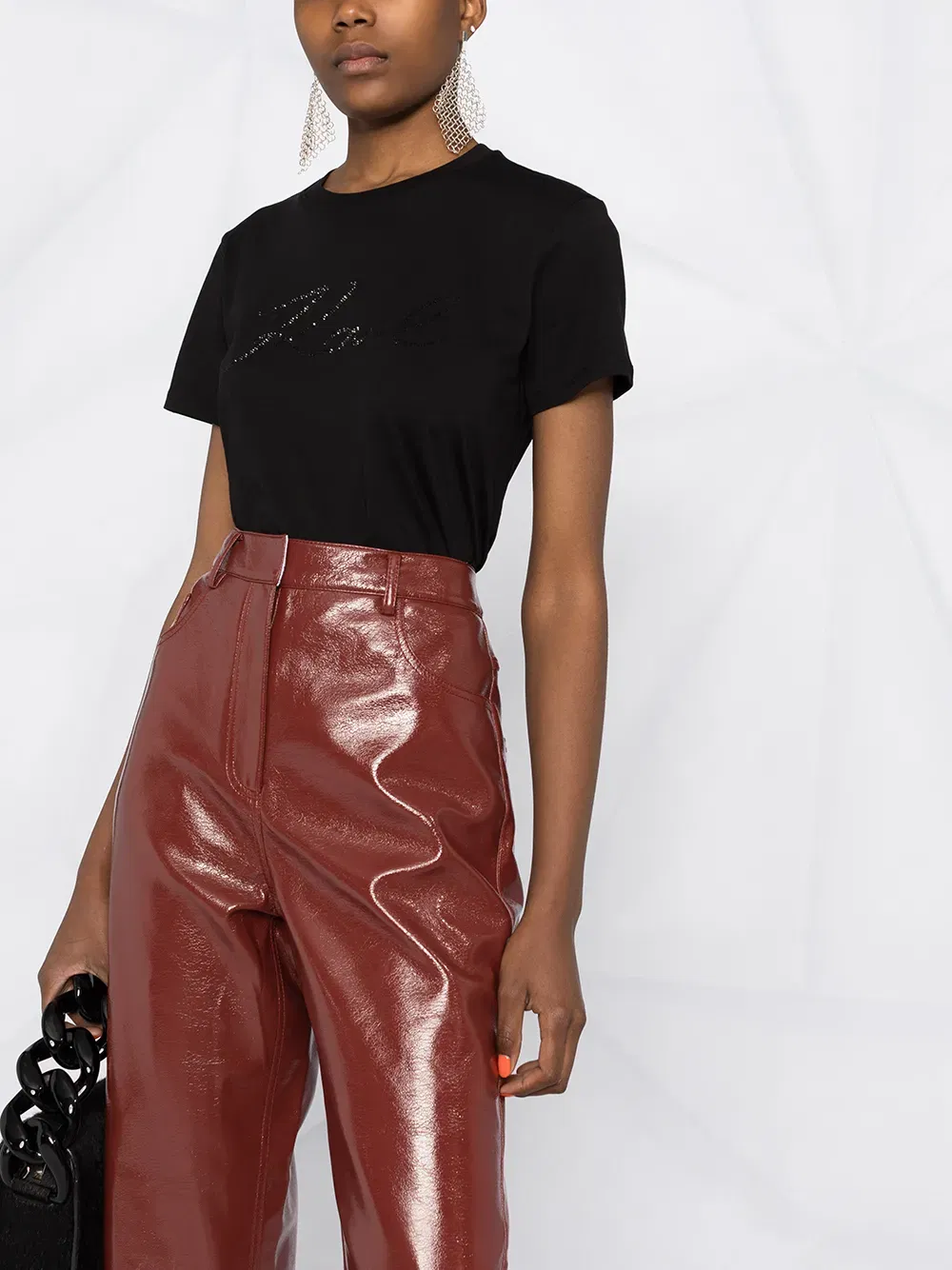 Karligraphy crystal cotton T-Shirt