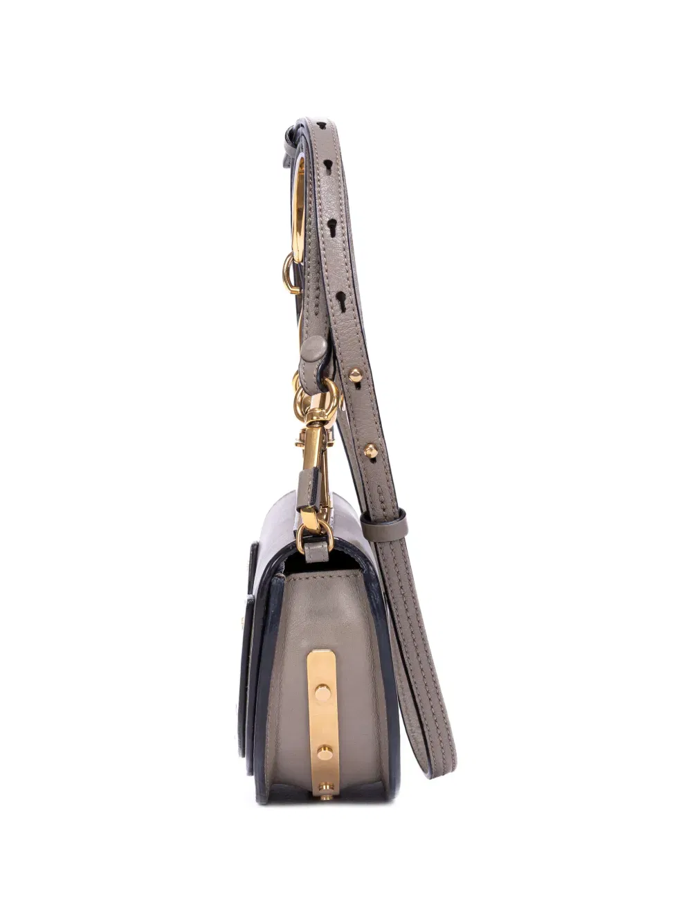 Nile Bracelet metallic-handle tote bag