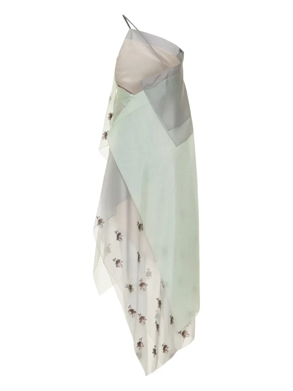 asymmetric sequin-embellished dress