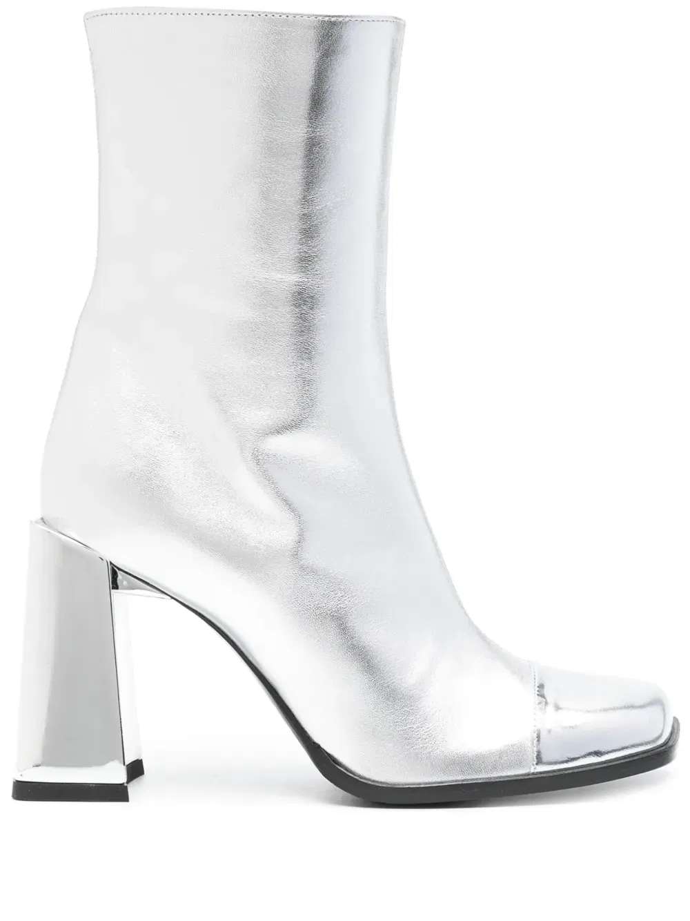 Moon leather ankle boots