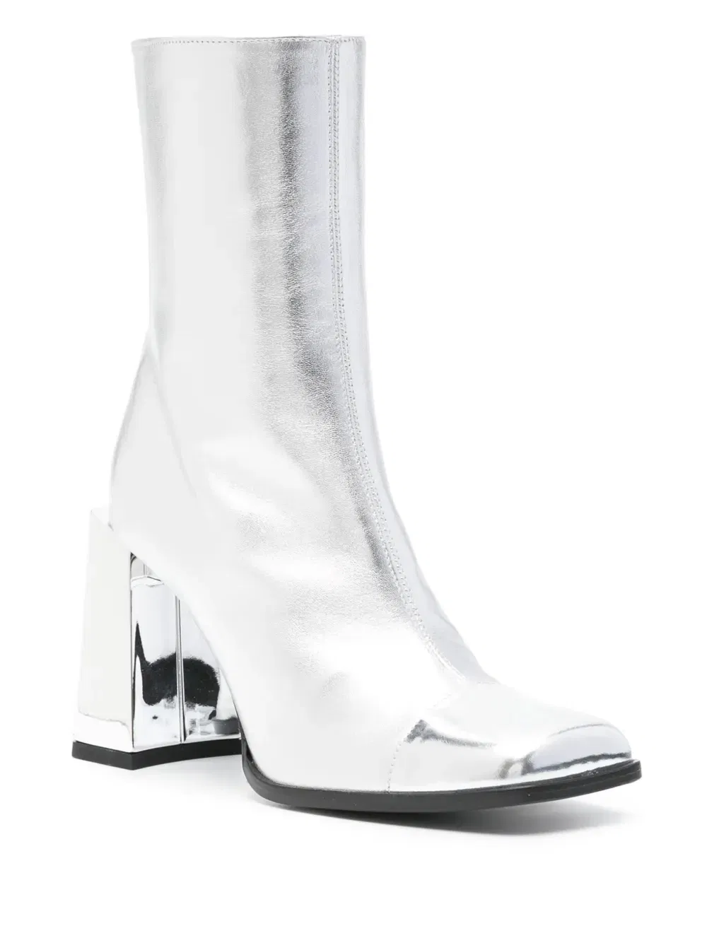 Moon leather ankle boots