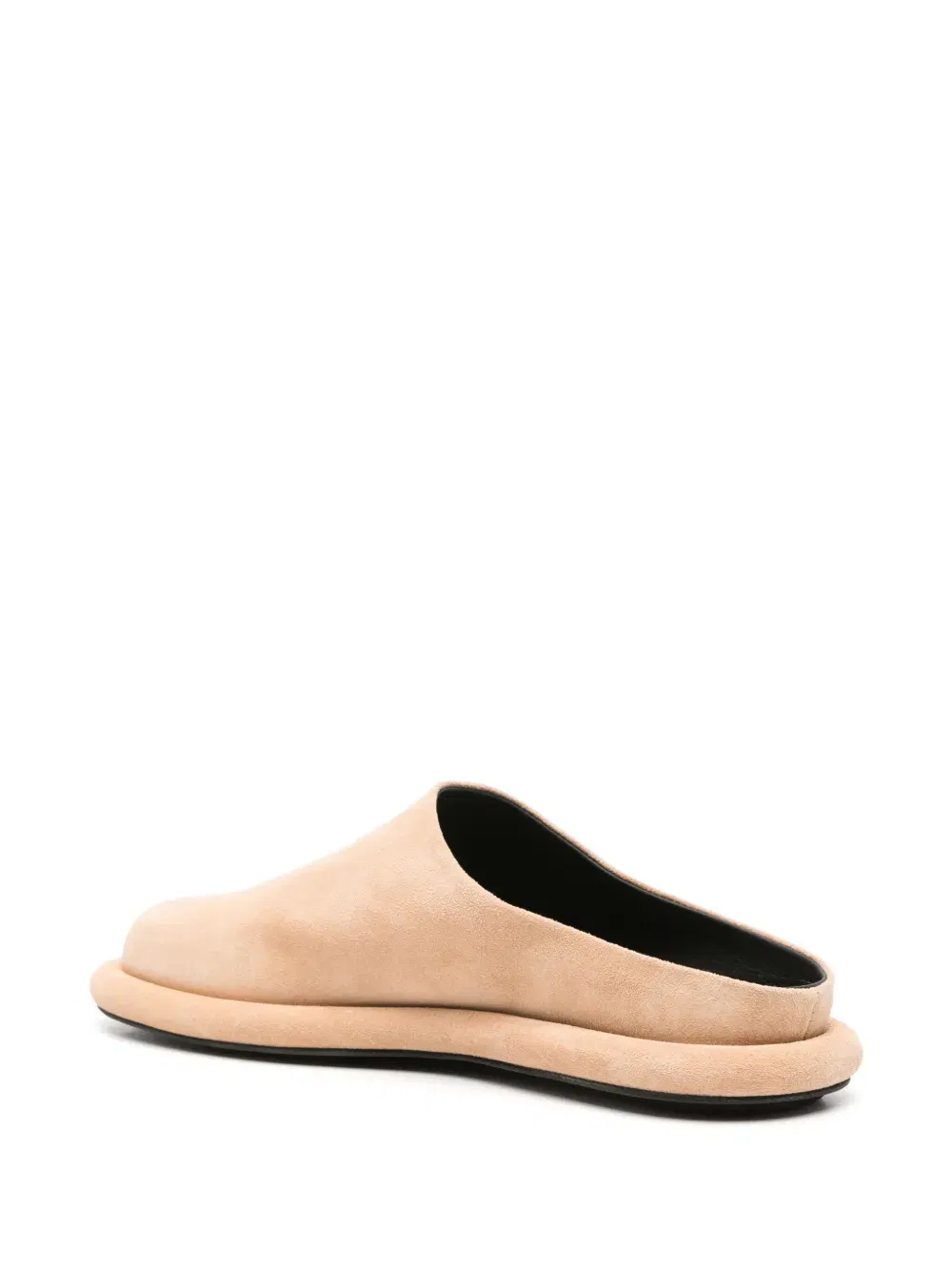 slip-on suede mules