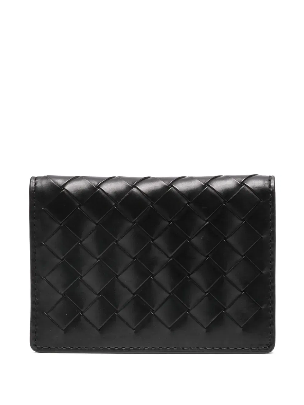 woven-design bi-fold cardholder