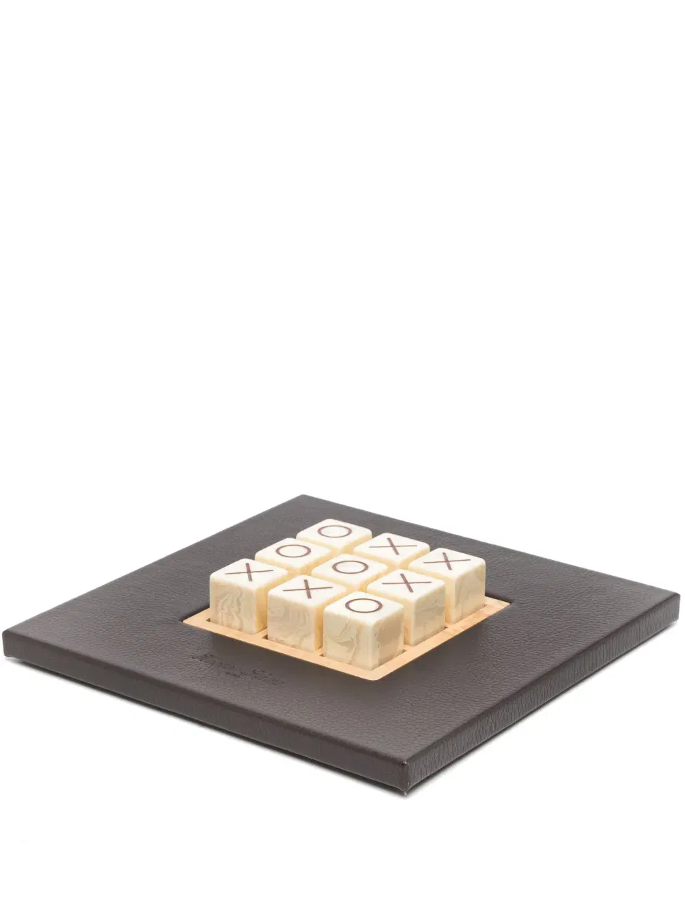 Tic-tac-toe leather game