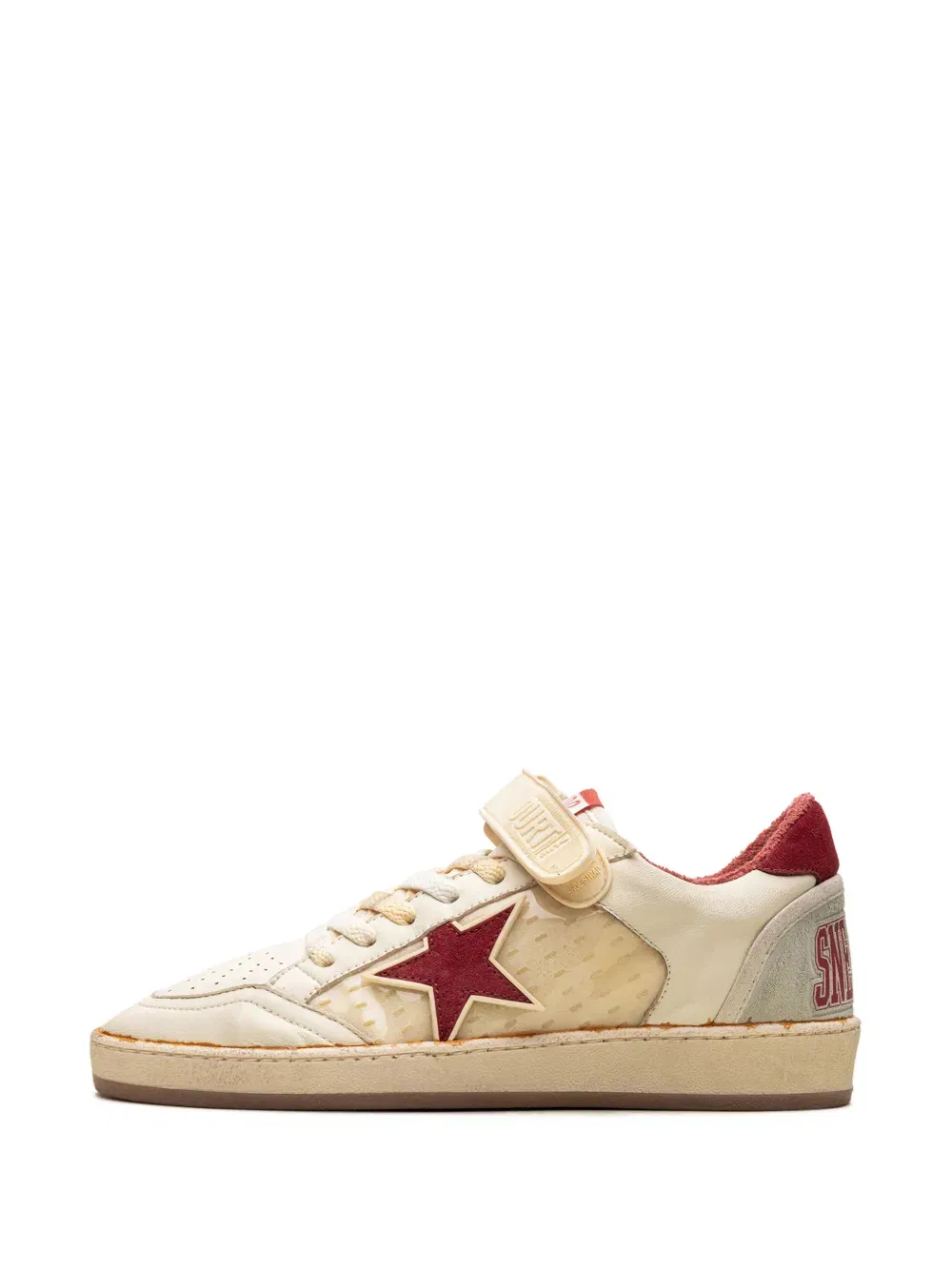 Ball Star "White/Ice/Red" sneakers