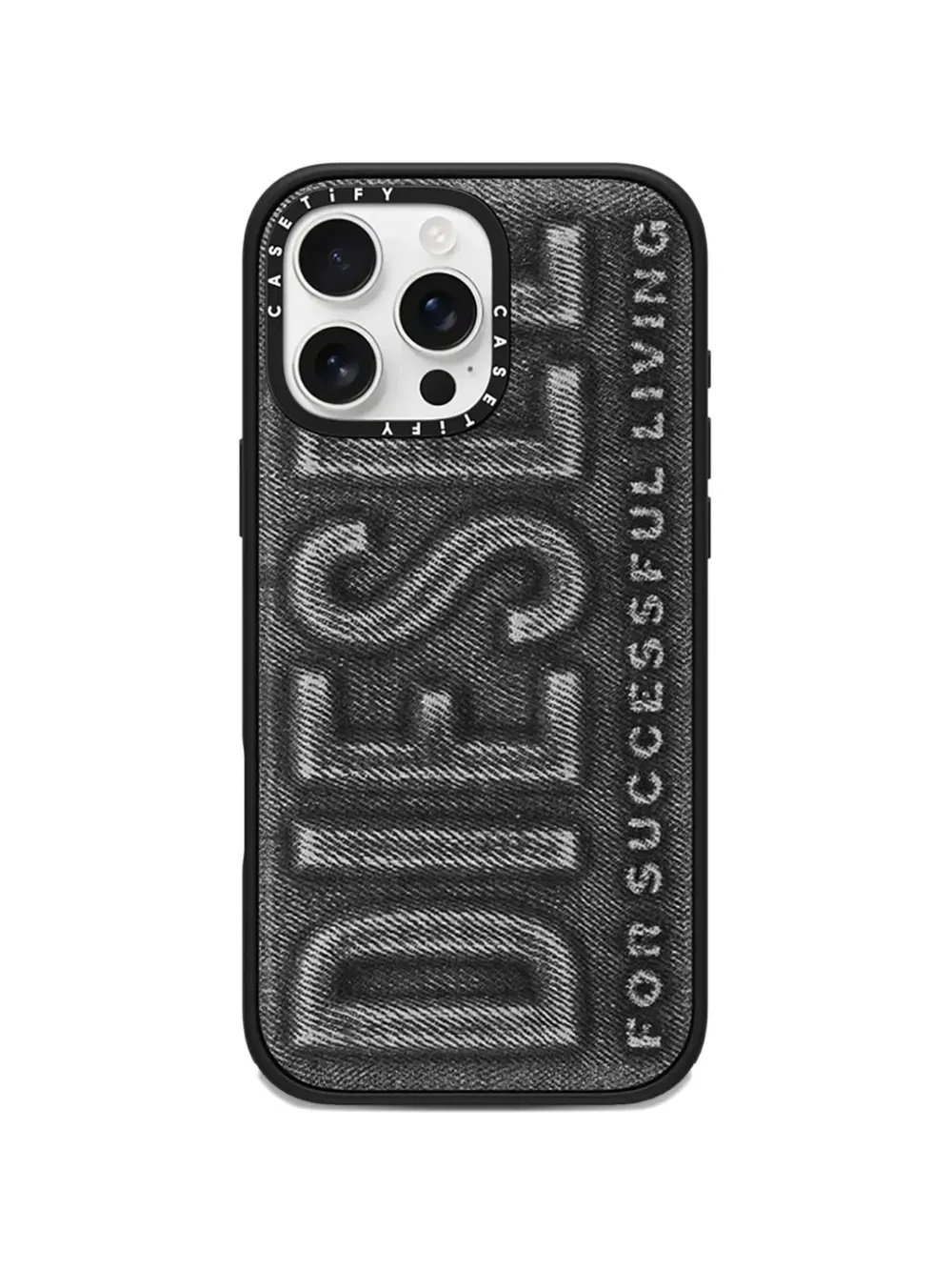 x CASETiFY denim-effect iPhone 16 Pro Max case