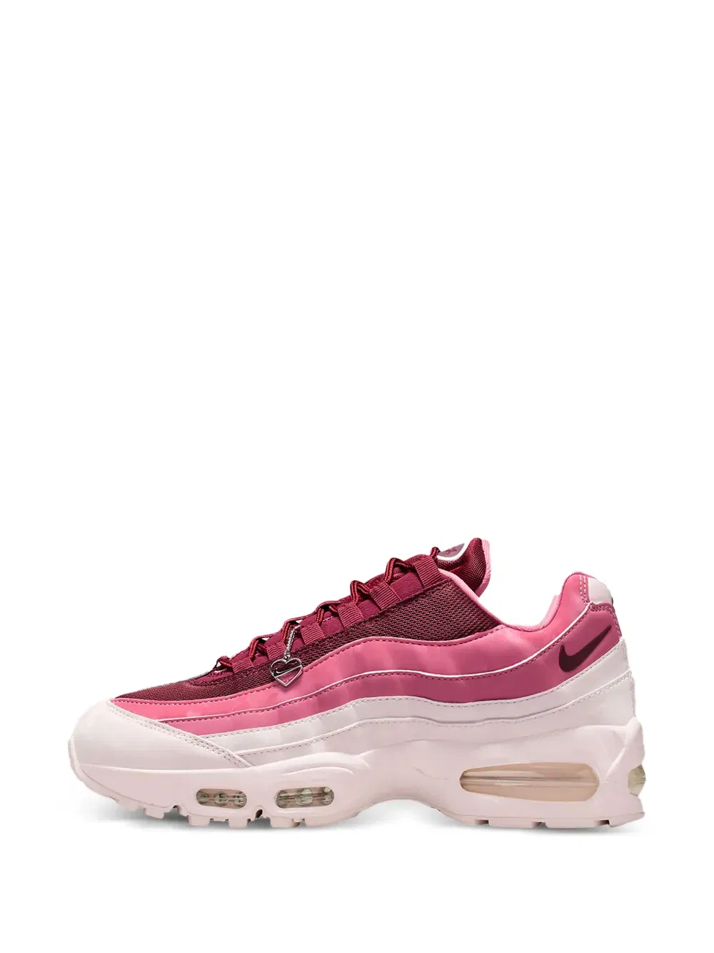 Air Max 95 heart-charm sneakers