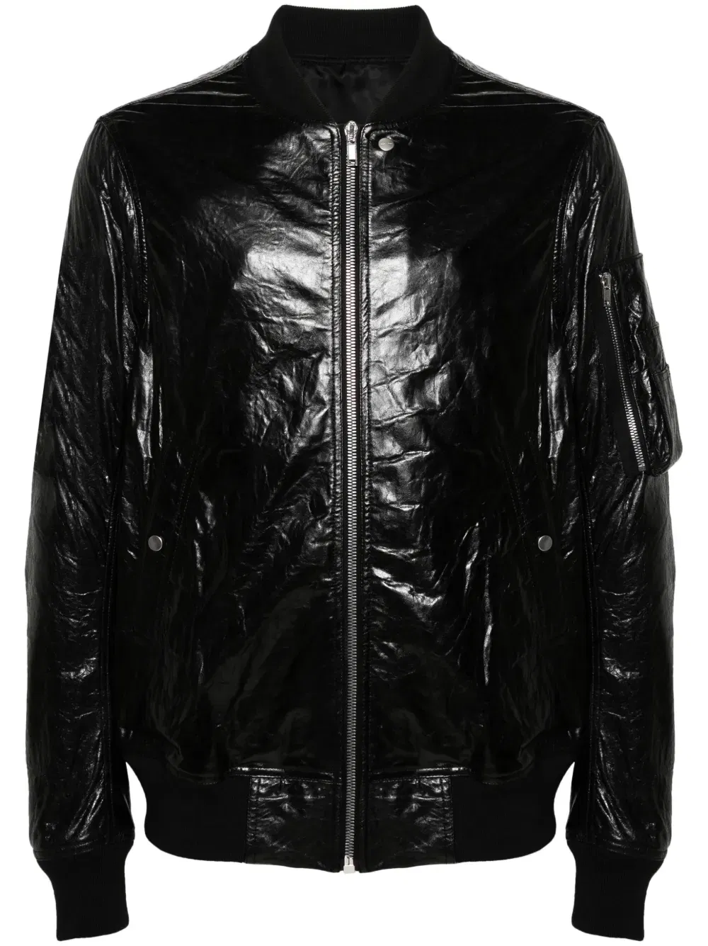 Classic Flight leather bomber jacket